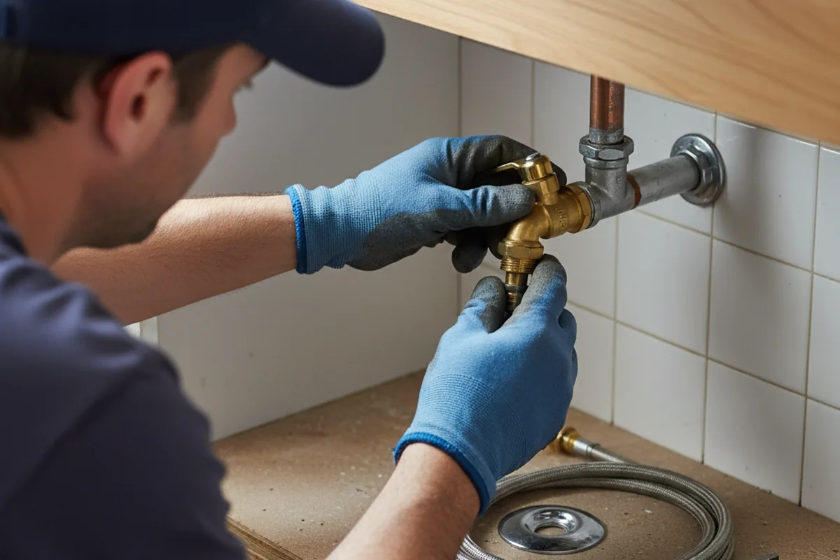 Shutoff valve and fitting work during Faucet and Fixture Repair in Ferndale